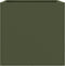 vidaXL - Plantenbakken - 2 - st - 32x30x29 - cm - staal - olijfgroen