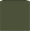 vidaXL - Plantenbakken - 2 - st - 32x30x29 - cm - staal - olijfgroen