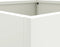 vidaXL - Plantenbakken - 2 - st - 32x30x29 - cm - staal - wit
