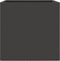 vidaXL - Plantenbakken - 2 - st - 32x30x29 - cm - staal - zwart