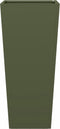 vidaXL - Plantenbakken - 2 - st - 35x35x75 - cm - staal - olijfgroen