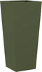 vidaXL - Plantenbakken - 2 - st - 35x35x75 - cm - staal - olijfgroen