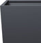 vidaXL - Plantenbakken - 2 - st - 35x35x75 - cm - staal - antracietkleurig