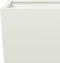 vidaXL - Plantenbakken - 2 - st - 35x35x75 - cm - staal - wit
