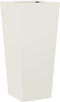 vidaXL - Plantenbakken - 2 - st - 35x35x75 - cm - staal - wit