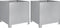vidaXL - Plantenbakken - 2 - st - 40x40x40 - cm - gegalvaniseerd - staal