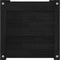 vidaXL - Plantenbakken - 2 - st - 40x40x40 - cm - massief - grenenhout - zwart