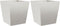vidaXL - Plantenbakken - 2 - st - 40x40x40 - cm - roestvrij - staal