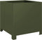 vidaXL - Plantenbakken - 2 - st - 40x40x40 - cm - staal - olijfgroen
