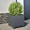 vidaXL - Plantenbakken - 2 - st - 40x40x40 - cm - staal - antracietkleurig