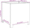 vidaXL - Plantenbakken - 2 - st - 40x40x40 - cm - staal - antracietkleurig