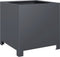 vidaXL - Plantenbakken - 2 - st - 40x40x40 - cm - staal - antracietkleurig