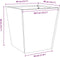 vidaXL - Plantenbakken - 2 - st - 40x40x40 - cm - staal - zwart