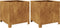 vidaXL - Plantenbakken - 2 - st - 40x40x40 - cm - weervast - staal