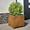 vidaXL - Plantenbakken - 2 - st - 40x40x40 - cm - weervast - staal