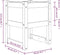 vidaXL - Plantenbakken - 2 - st - 40x40x52,5 - cm - massief - grenenhout - grijs