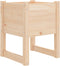 vidaXL - Plantenbakken - 2 - st - 40x40x52,5 - cm - massief - grenenhout