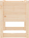 vidaXL - Plantenbakken - 2 - st - 40x40x52,5 - cm - massief - grenenhout