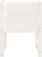 vidaXL - Plantenbakken - 2 - st - 40x40x52,5 - cm - massief - grenenhout - wit