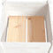 vidaXL - Plantenbakken - 2 - st - 40x40x70 - cm - massief - grenenhout - wit