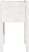 vidaXL - Plantenbakken - 2 - st - 40x40x70 - cm - massief - grenenhout - wit