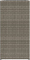 vidaXL - Plantenbakken - 2 - st - 40x40x80 - cm - poly - rattan - grijs
