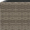 vidaXL - Plantenbakken - 2 - st - 40x40x80 - cm - poly - rattan - grijs