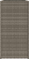 vidaXL - Plantenbakken - 2 - st - 40x40x80 - cm - poly - rattan - grijs