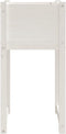 vidaXL - Plantenbakken - 2 - st - 40x40x81 - cm - massief - grenenhout - wit
