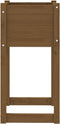 vidaXL - Plantenbakken - 2 - st - 40x40x81 - cm - massief - grenenhout - honingbruin