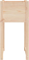 vidaXL - Plantenbakken - 2 - st - 40x40x81 - cm - massief - grenenhout