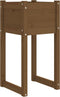 vidaXL - Plantenbakken - 2 - st - 40x40x81 - cm - massief - grenenhout - honingbruin
