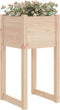 vidaXL - Plantenbakken - 2 - st - 40x40x81 - cm - massief - grenenhout
