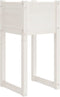 vidaXL - Plantenbakken - 2 - st - 40x40x81 - cm - massief - grenenhout - wit