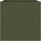 vidaXL - Plantenbakken - 2 - st - 42x40x39 - cm - staal - olijfgroen