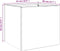 vidaXL - Plantenbakken - 2 - st - 42x40x39 - cm - staal - wit