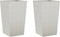 vidaXL - Plantenbakken - 2 - st - 45x45x75 - cm - roestvrij - staal