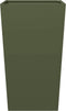 vidaXL - Plantenbakken - 2 - st - 45x45x75 - cm - staal - olijfgroen