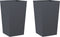 vidaXL - Plantenbakken - 2 - st - 45x45x75 - cm - staal - antracietkleurig