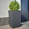 vidaXL - Plantenbakken - 2 - st - 45x45x75 - cm - staal - antracietkleurig