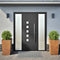 vidaXL - Plantenbakken - 2 - st - 45x45x75 - cm - weervast - staal