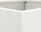 vidaXL - Plantenbakken - 2 - st - 49x47x46 - cm - staal - wit