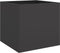 vidaXL - Plantenbakken - 2 - st - 49x47x46 - cm - staal - zwart