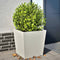 vidaXL - Plantenbakken - 2 - st - 50x50x50 - cm - staal - wit