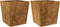vidaXL - Plantenbakken - 2 - st - 50x50x50 - cm - weervast - staal