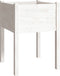 vidaXL - Plantenbakken - 2 - st - 50x50x70 - cm - massief - grenenhout - wit
