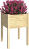 vidaXL - Plantenbakken - 2 - st - 50x50x70 - cm - massief - grenenhout