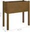 vidaXL - Plantenbakken - 2 - st - 70x31x70 - cm - massief - grenenhout - honingbruin
