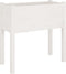 vidaXL - Plantenbakken - 2 - st - 70x31x70 - cm - massief - grenenhout - wit