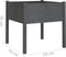 vidaXL - Plantenbakken - 2 - st - 70x70x70 - cm - massief - grenenhout - grijs